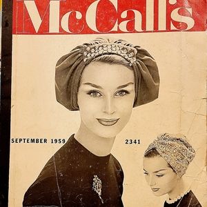 McCall's 1959 Vintage large pattern catalog